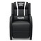 Massage Racing Gaming Single Recliner Chair with Adjustable Backrest and Footrest